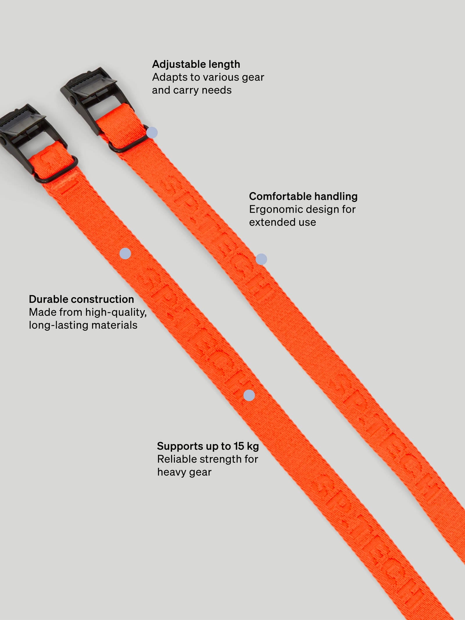 Utility Utility Strap 50cm 2-Pack Orange - undefined 6 - SP Tech
