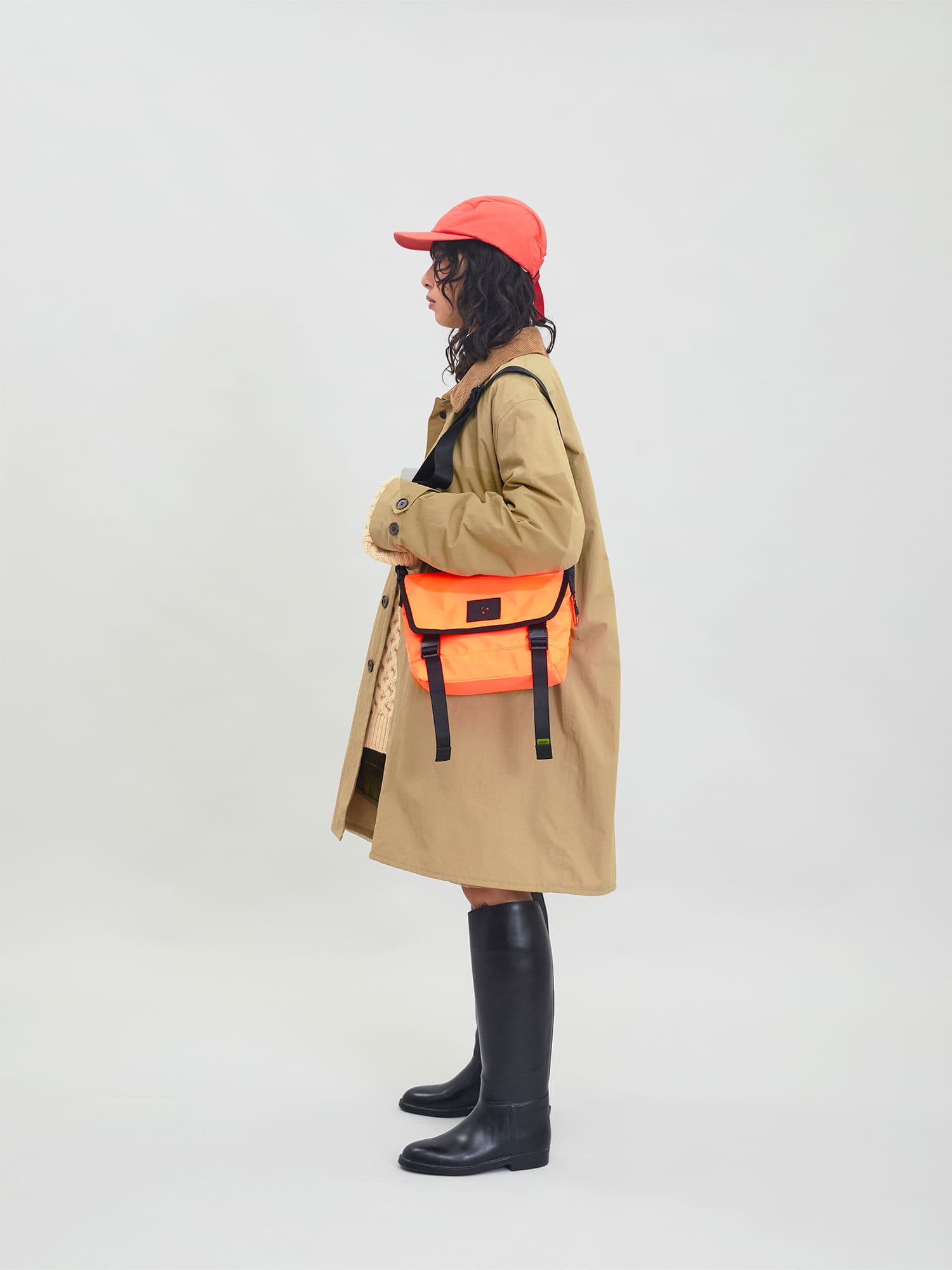 Small Small Messenger Bag Orange - undefined 8 - SP Tech