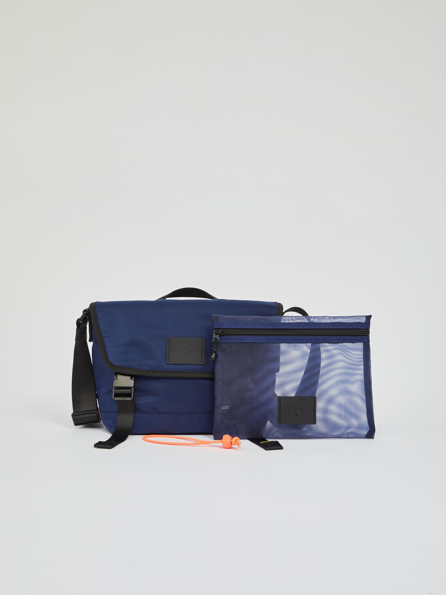 Small Messenger Bag Blue alternate view