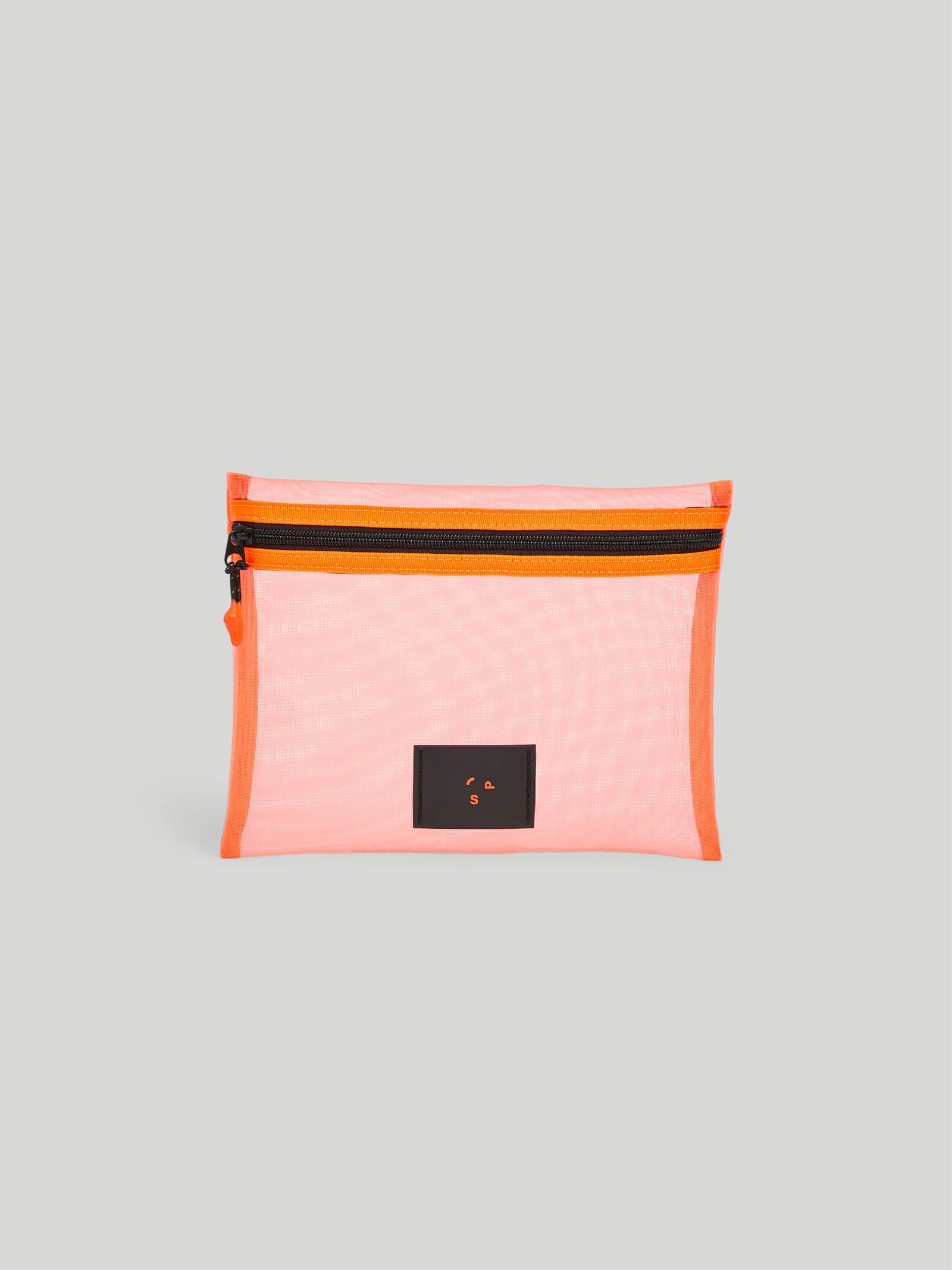 Mesh Organiser Flat Orange