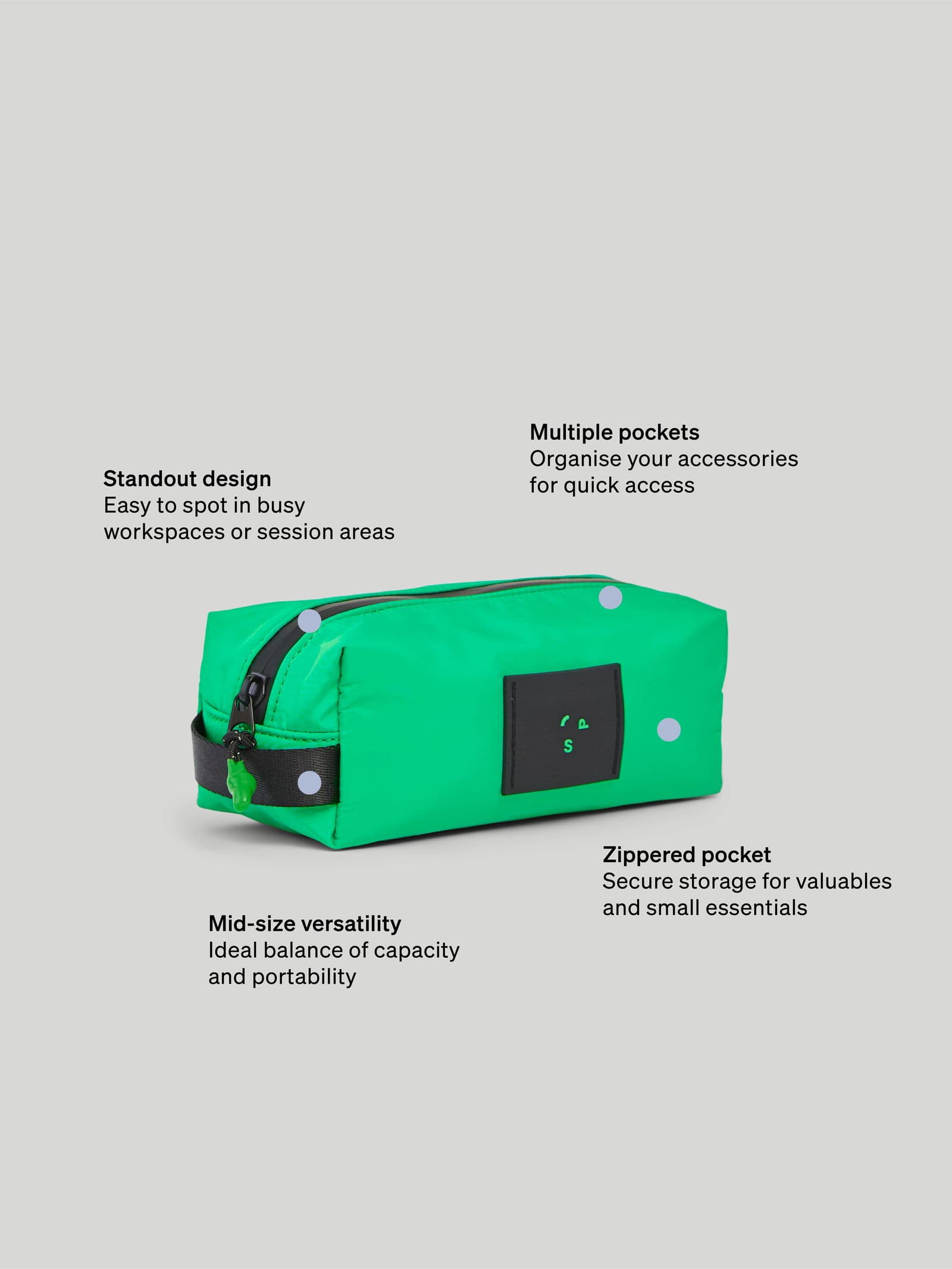 Boxy Boxy Organiser M Bright Green - undefined 11 - SP Tech
