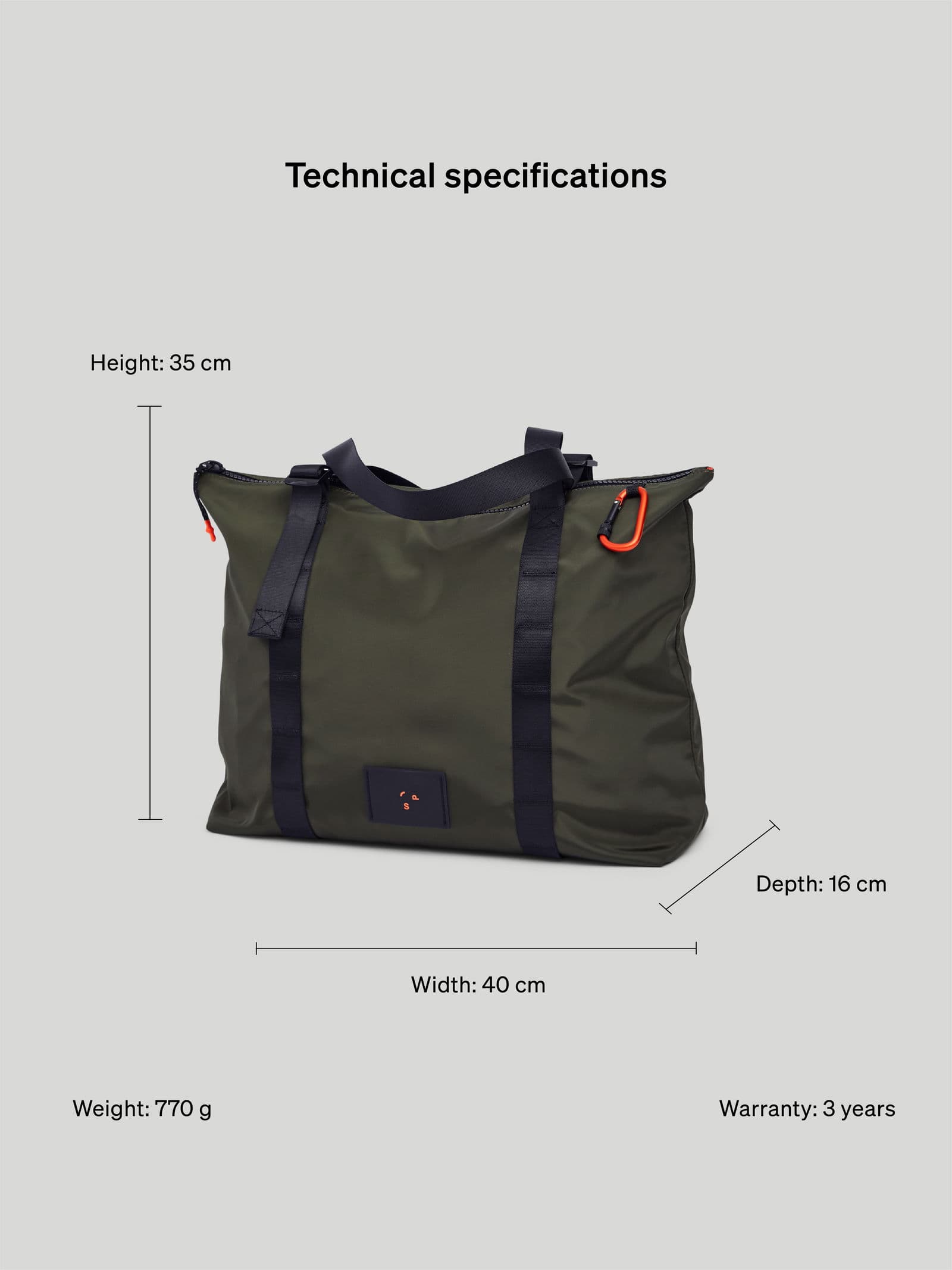 Tote Bag Green 13 - SP Tech