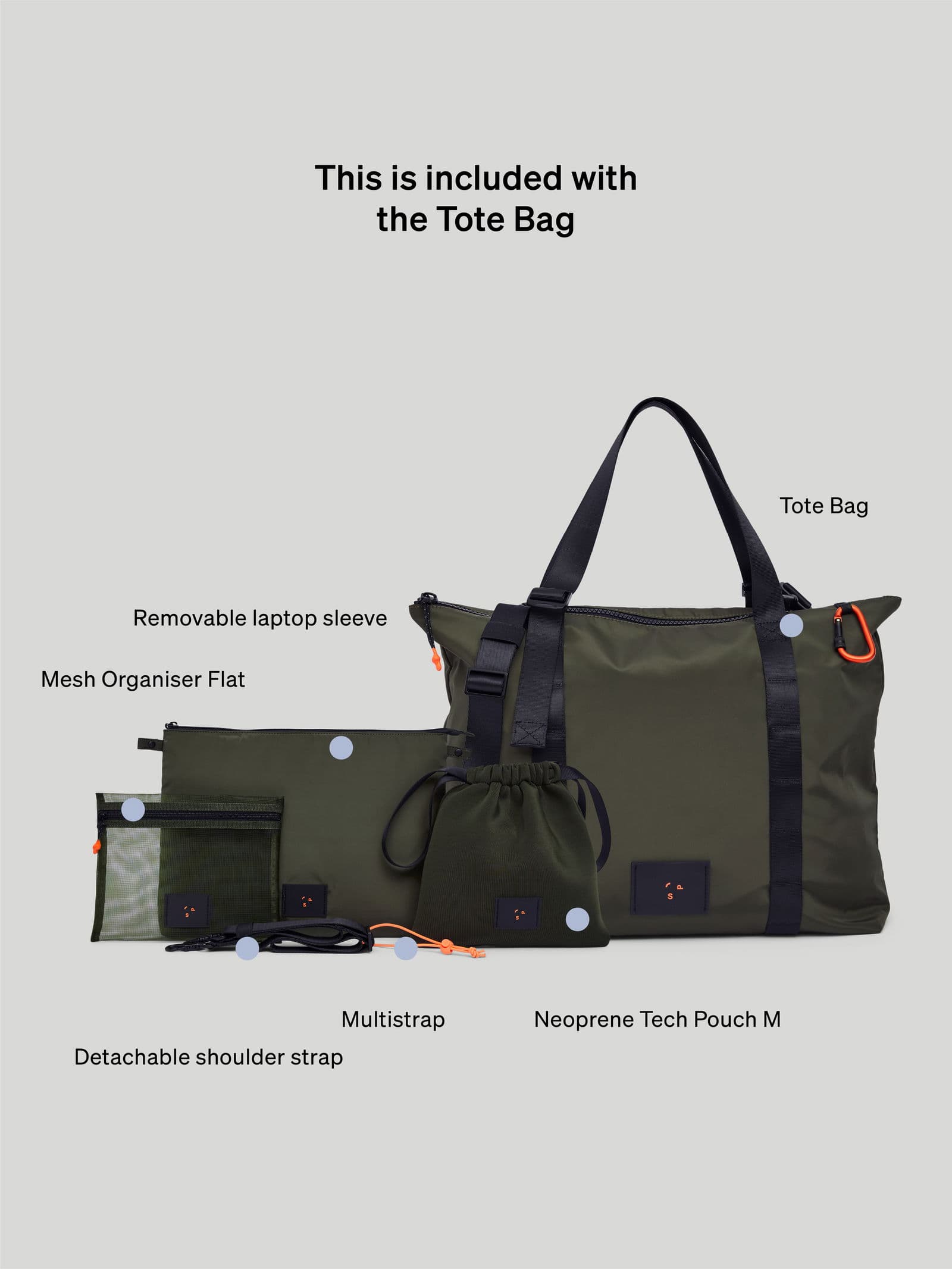 Tote Bag Green 14 - SP Tech