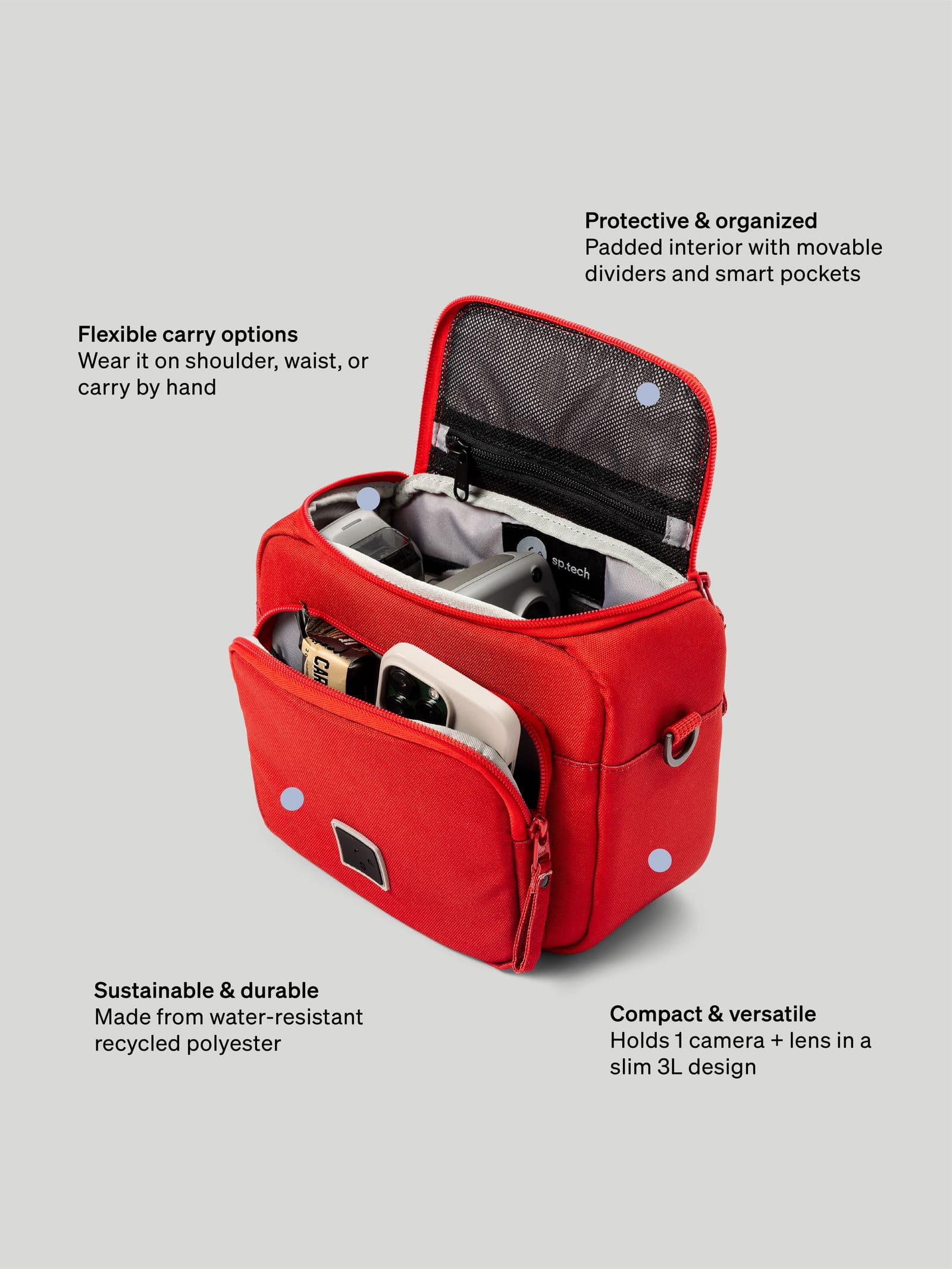 Day Day Shoulder Bag Red - undefined 14 - SP Tech