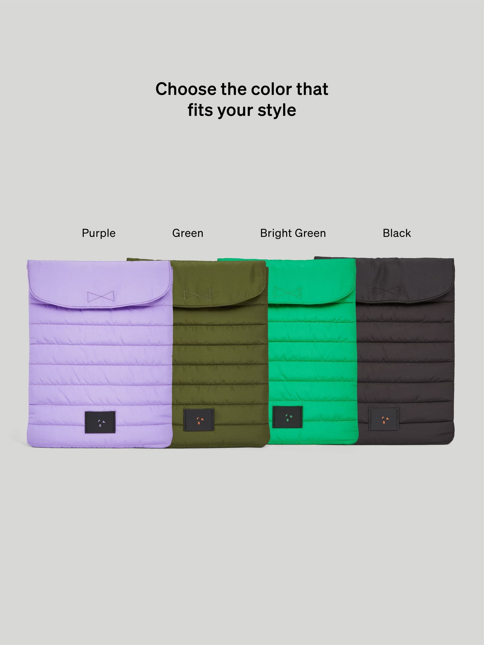 Puffy Tech Pouch Green 7 - SP Tech