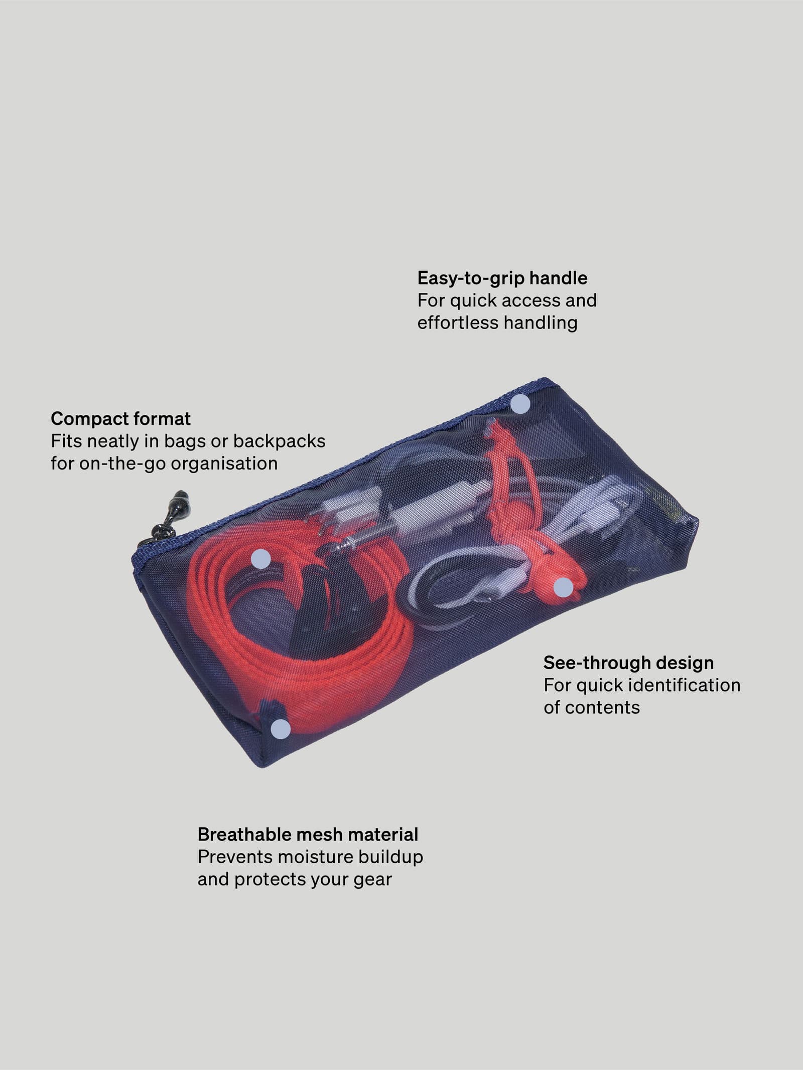 Mesh Organiser S Blue 7 - SP Tech