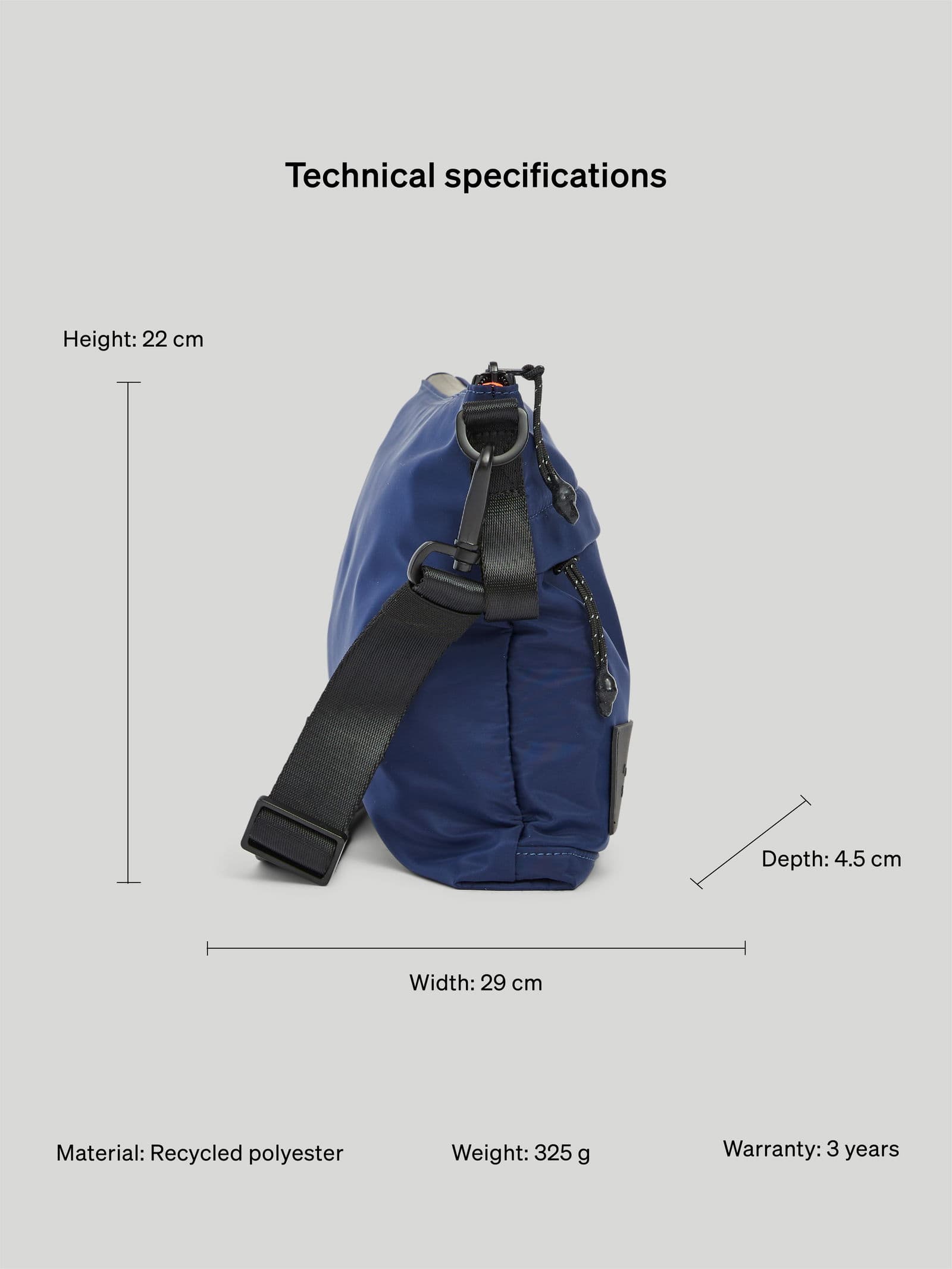 Cross Body Bag Medium 13 - SP Tech