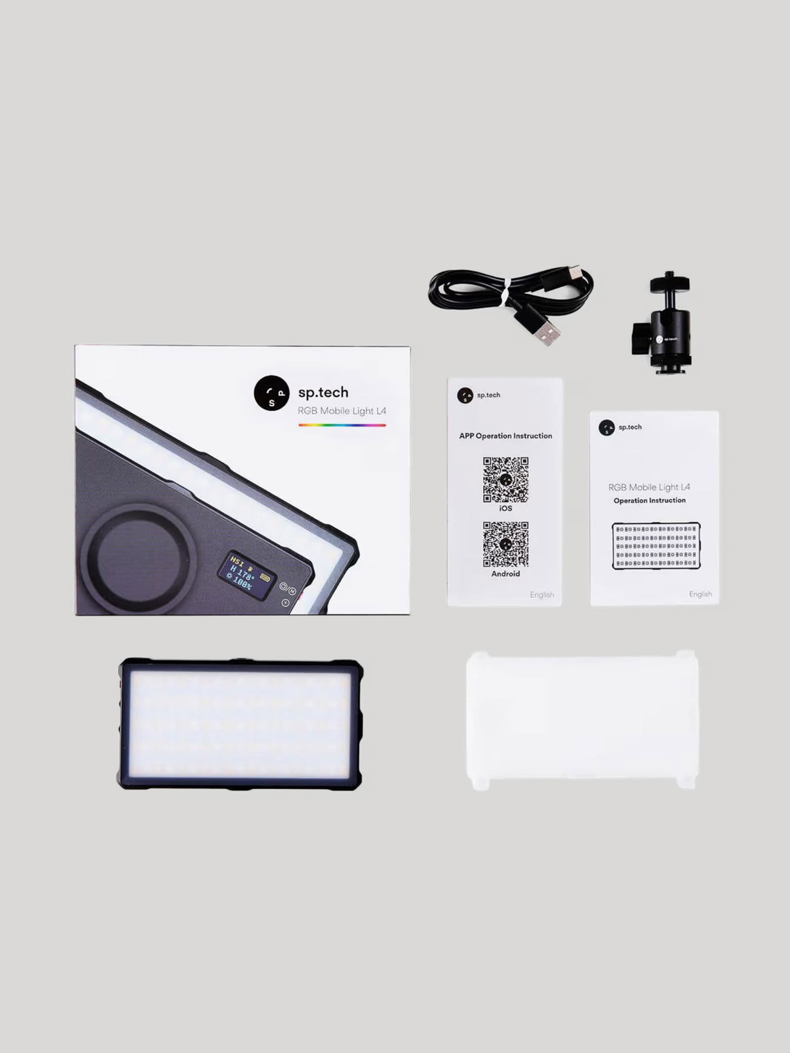 LED RGB Mobile Light L4 7 - SP Tech