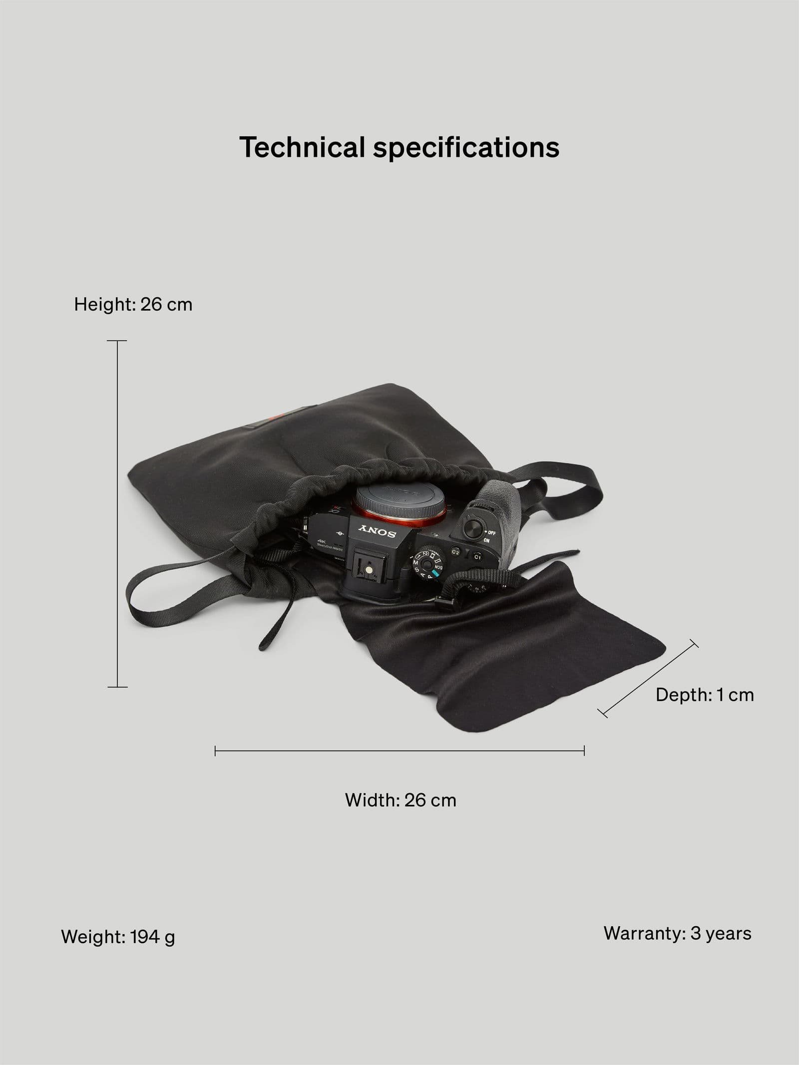 Neoprene Tech Pouch M 7 - SP Tech
