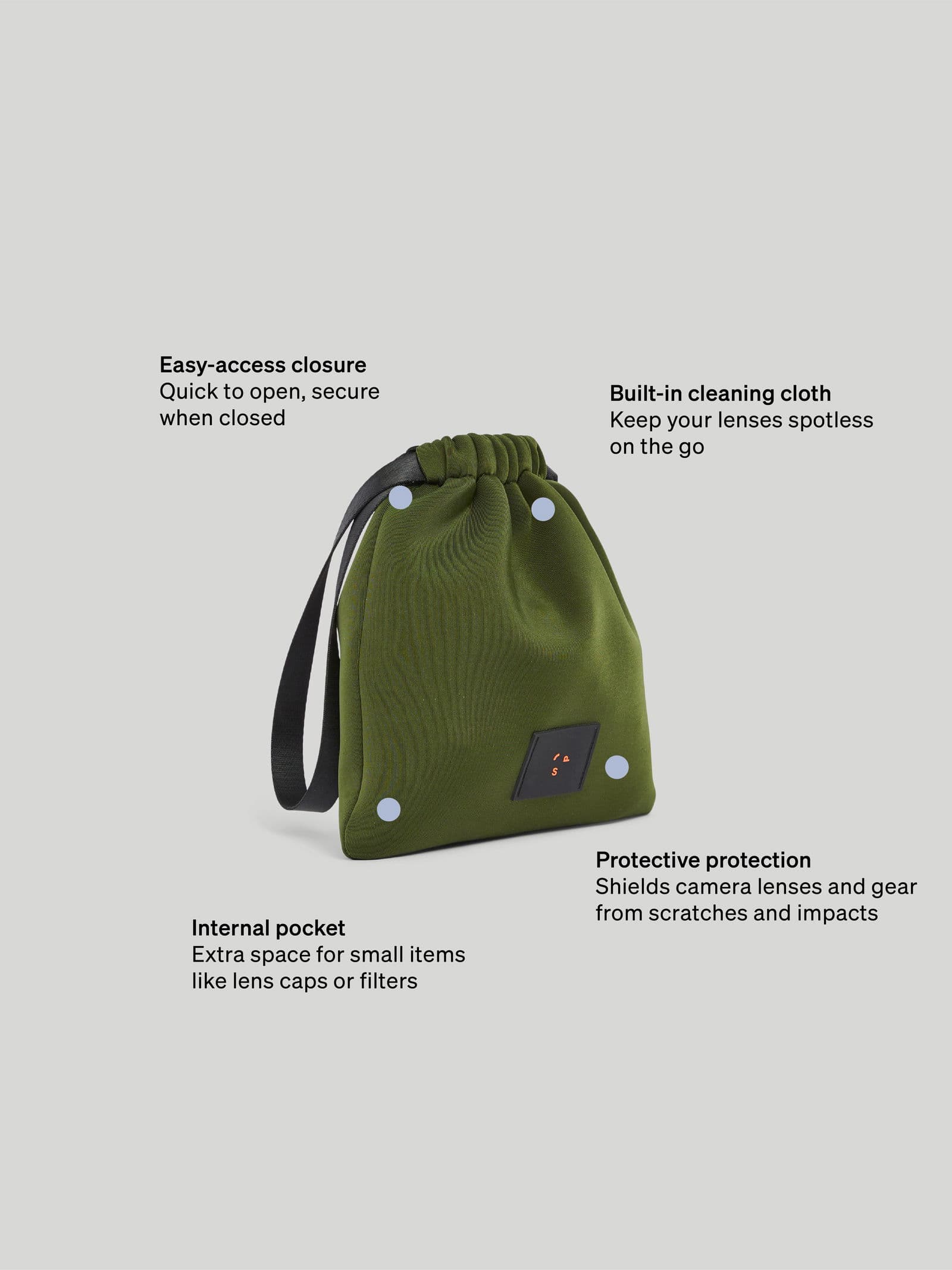 Neoprene Neoprene Tech Pouch M Green - undefined 6 - SP Tech