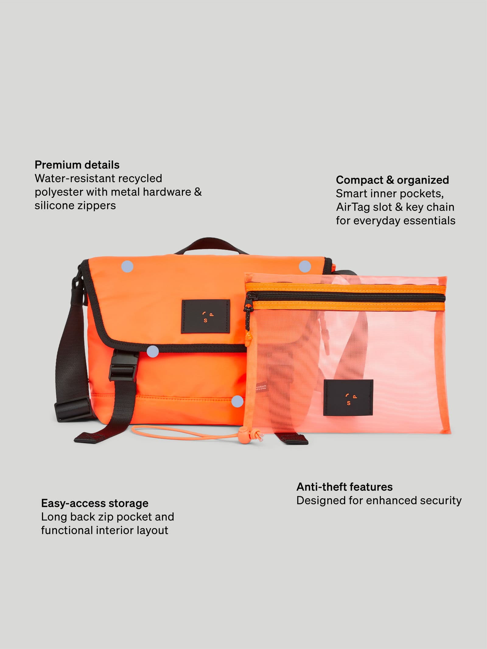 Messenger Bag Small 13 - SP Tech