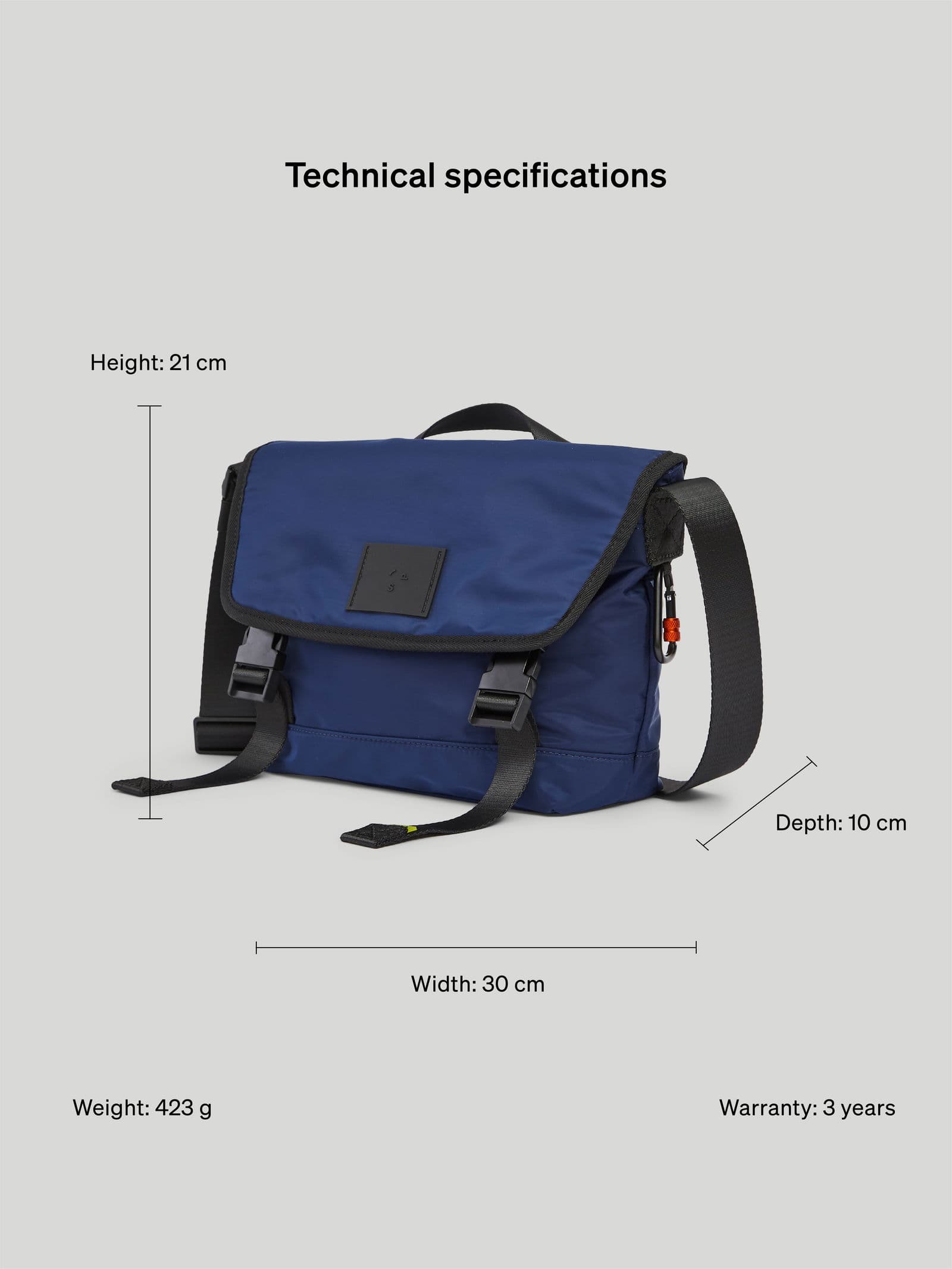 Messenger Bag Small 10 - SP Tech