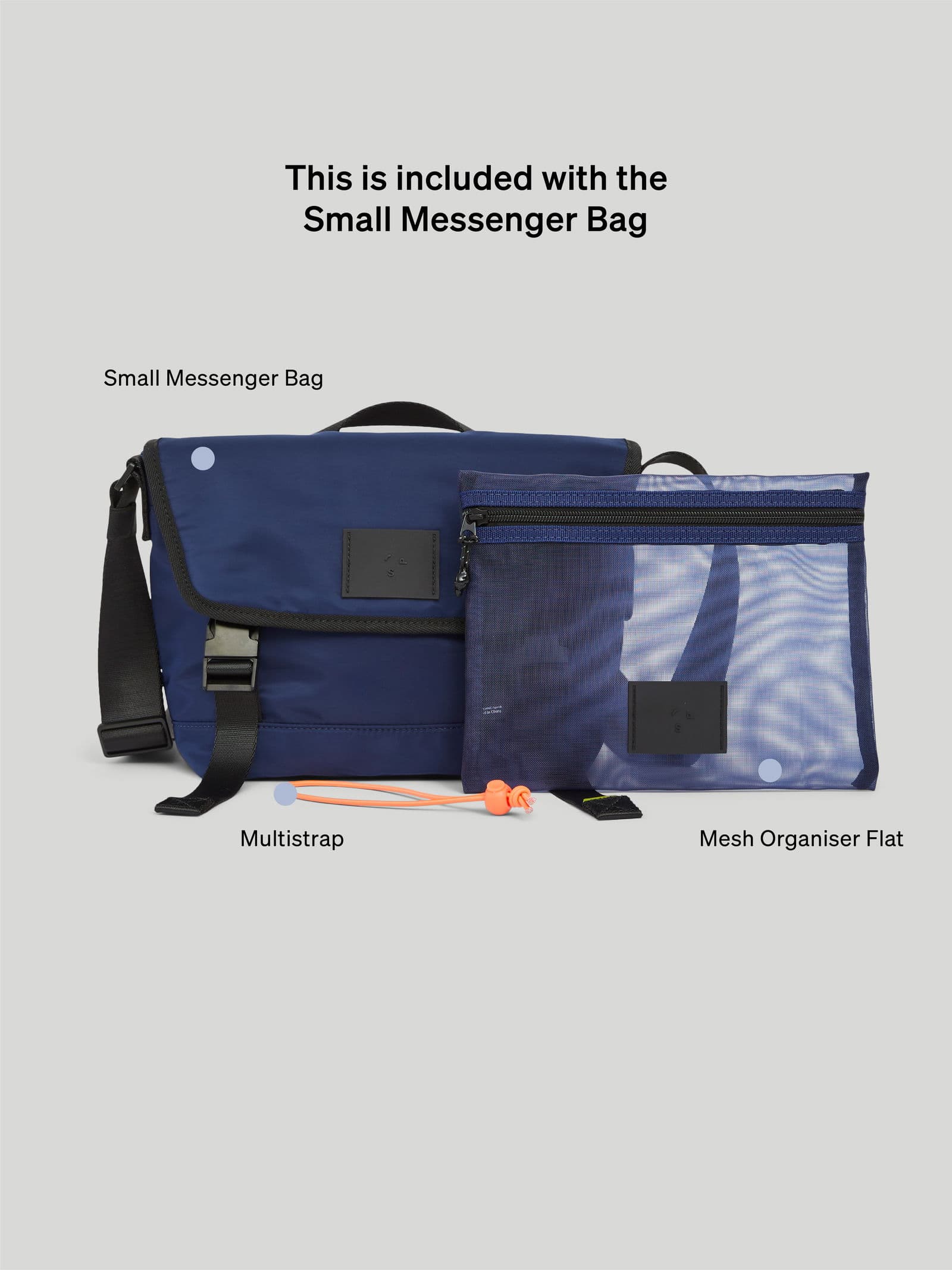 Small Small Messenger Bag Blue - undefined 11 - SP Tech