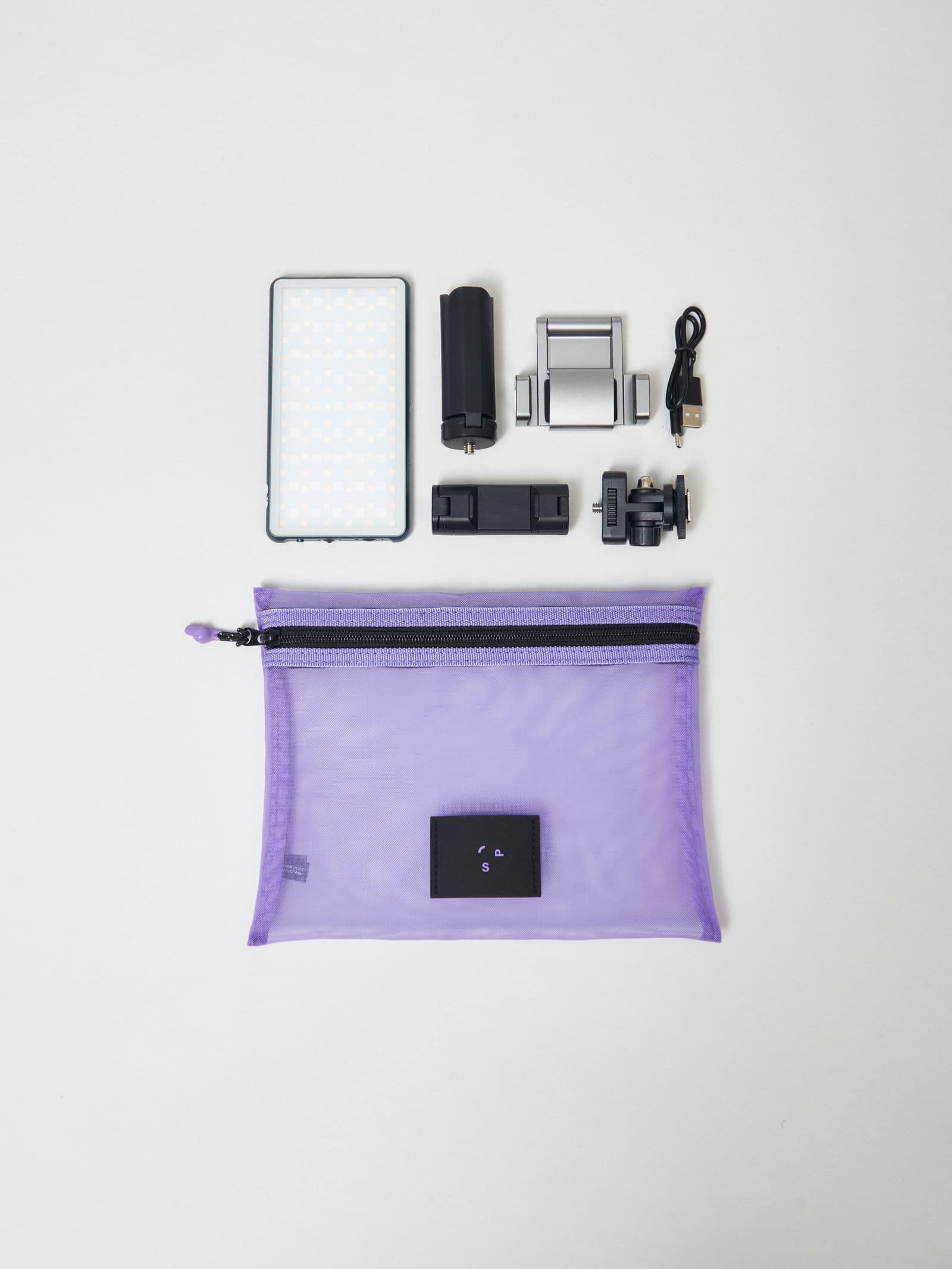 Mesh Mesh Organiser Flat Purple - undefined 3 - SP Tech