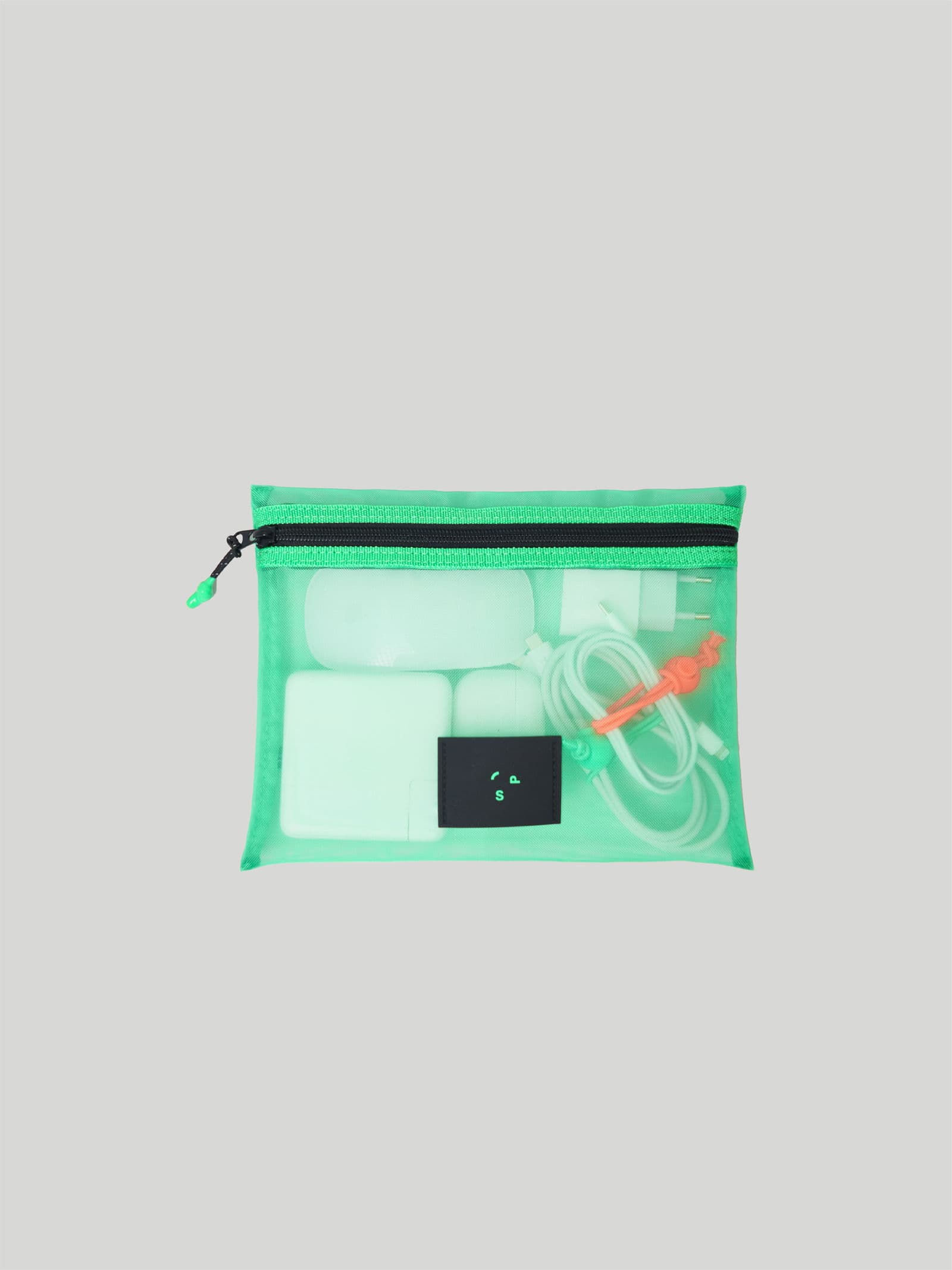 Mesh Mesh Organiser Flat Bright Green - undefined 2 - SP Tech