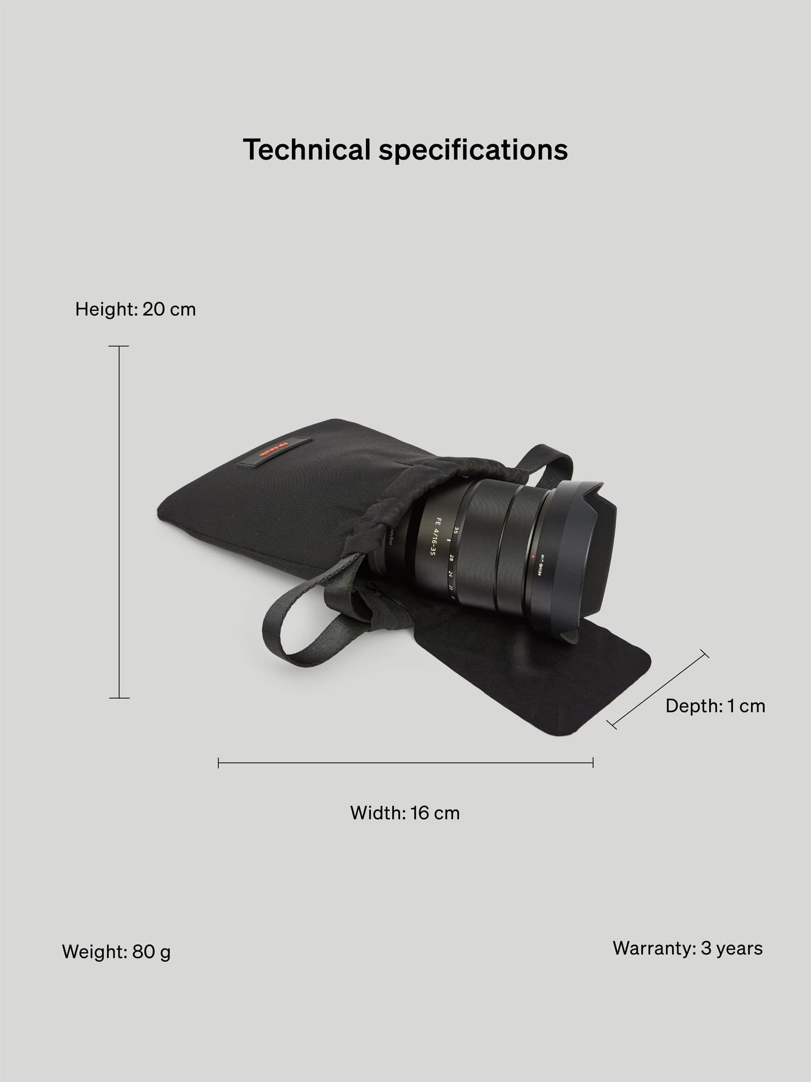 Neoprene Neoprene Tech Pouch S Black - undefined 7 - SP Tech