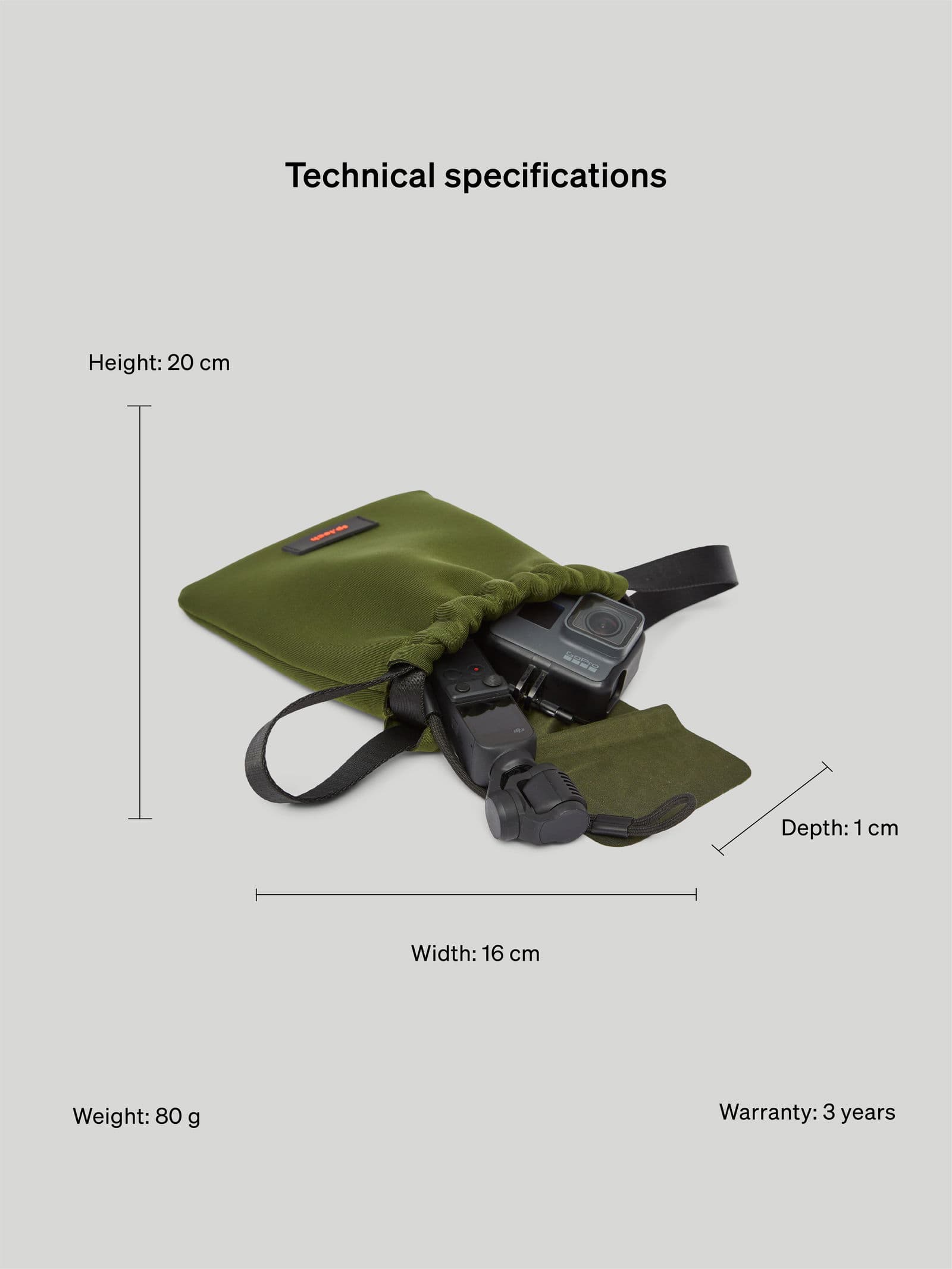 Neoprene Neoprene Tech Pouch S Green - undefined 7 - SP Tech