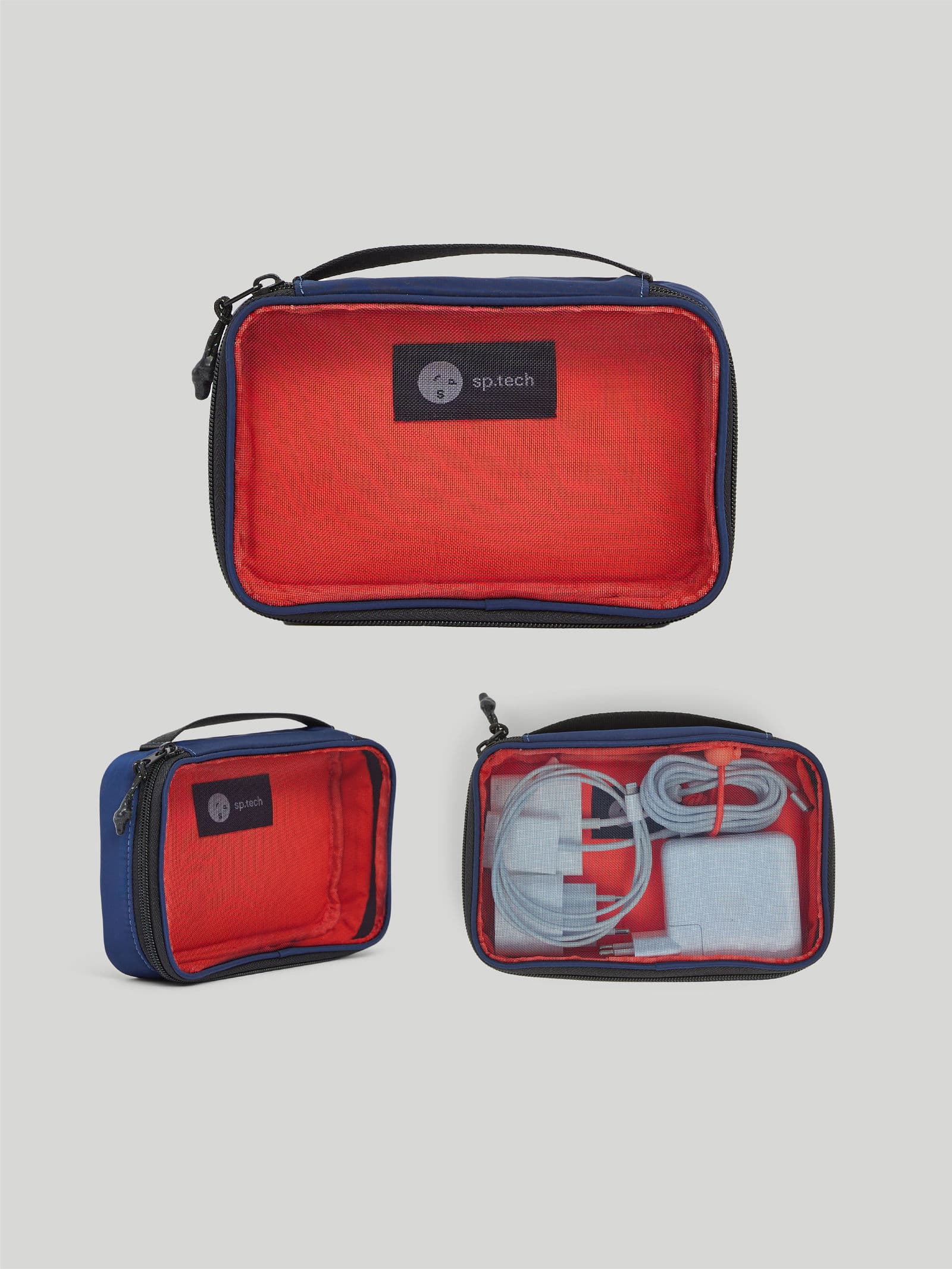 Mesh Mesh Boxy Organiser Blue - undefined 2 - SP Tech