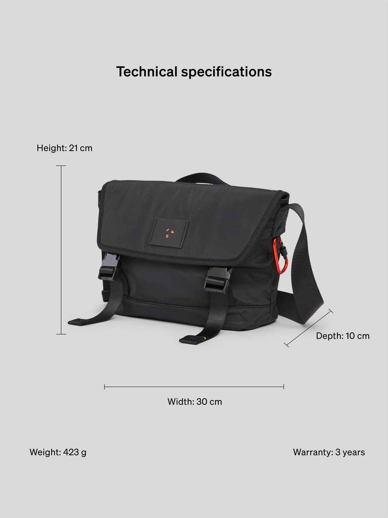 Messenger Bag Small 15 - SP Tech