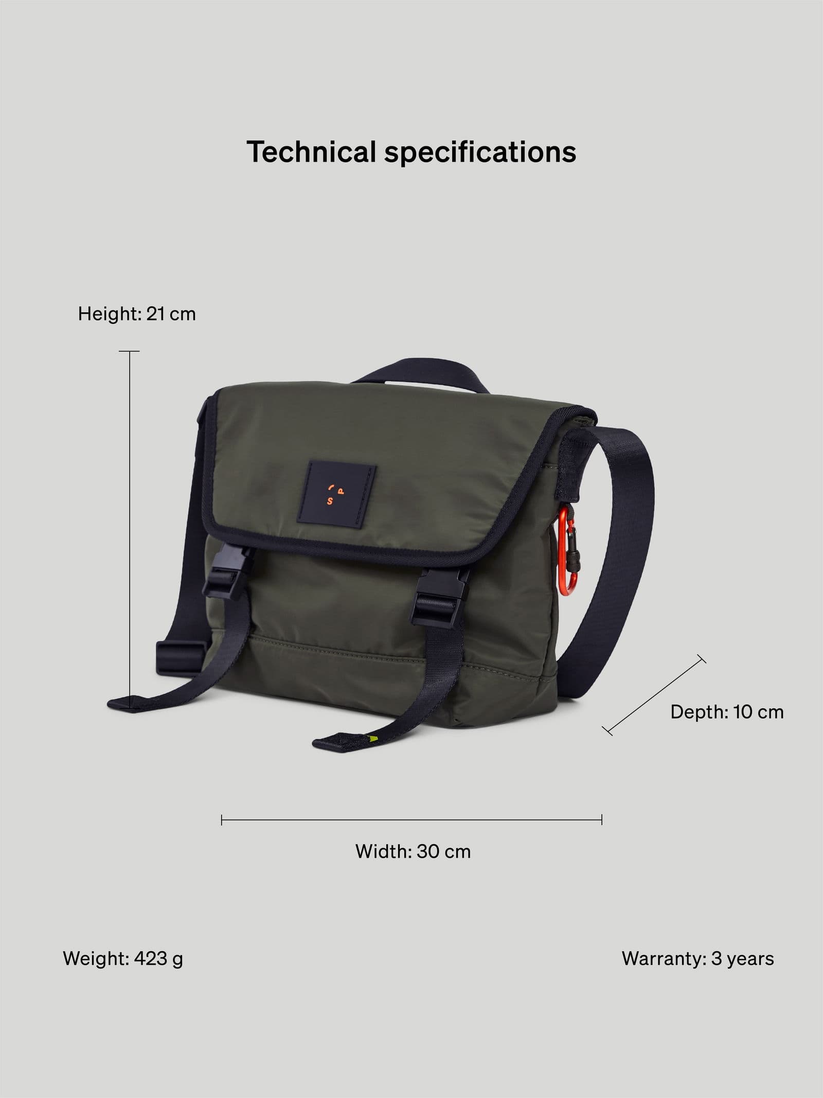 Messenger Bag Small 12 - SP Tech