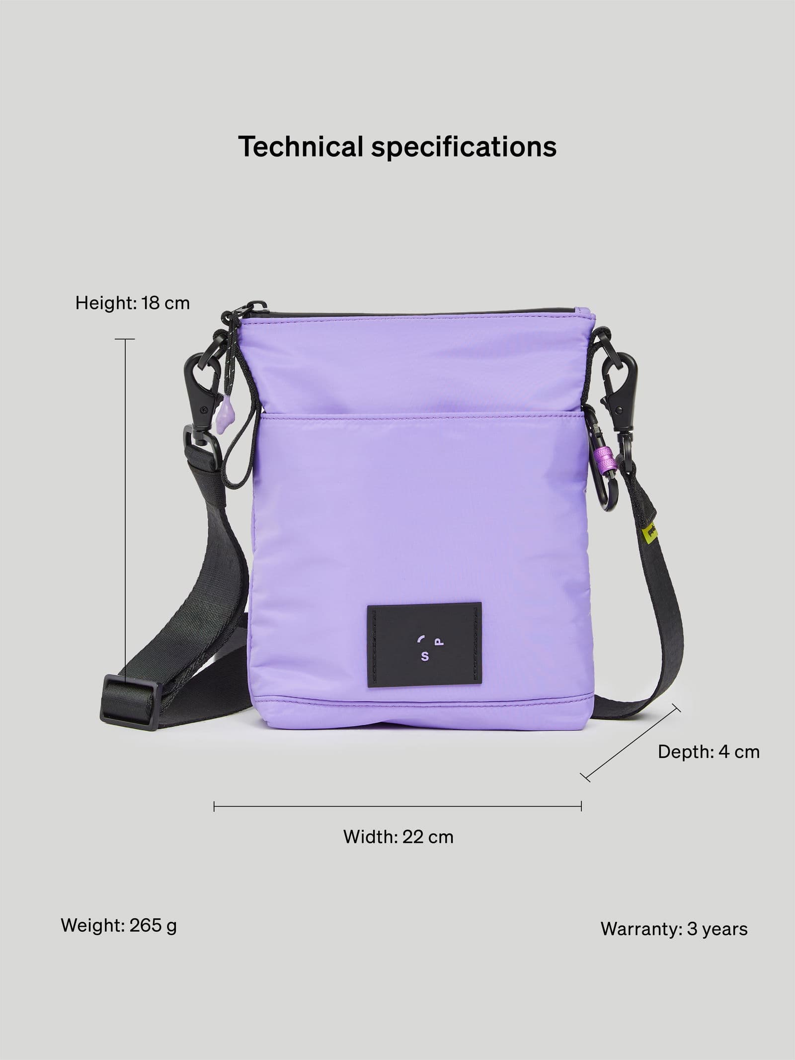 Cross Body Bag Small 8 - SP Tech