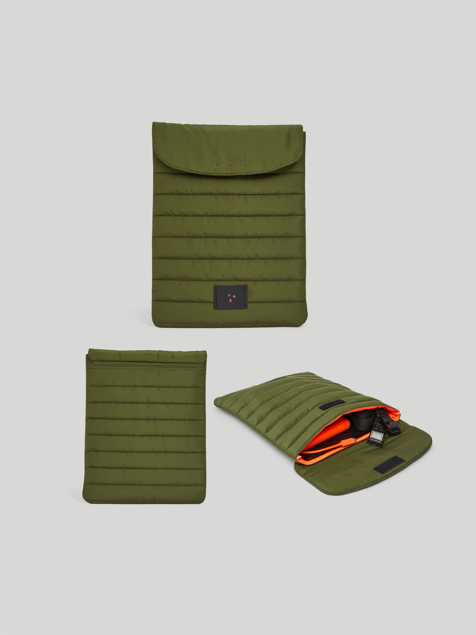 Puffy Puffy Tech Pouch Green - undefined 3 - SP Tech