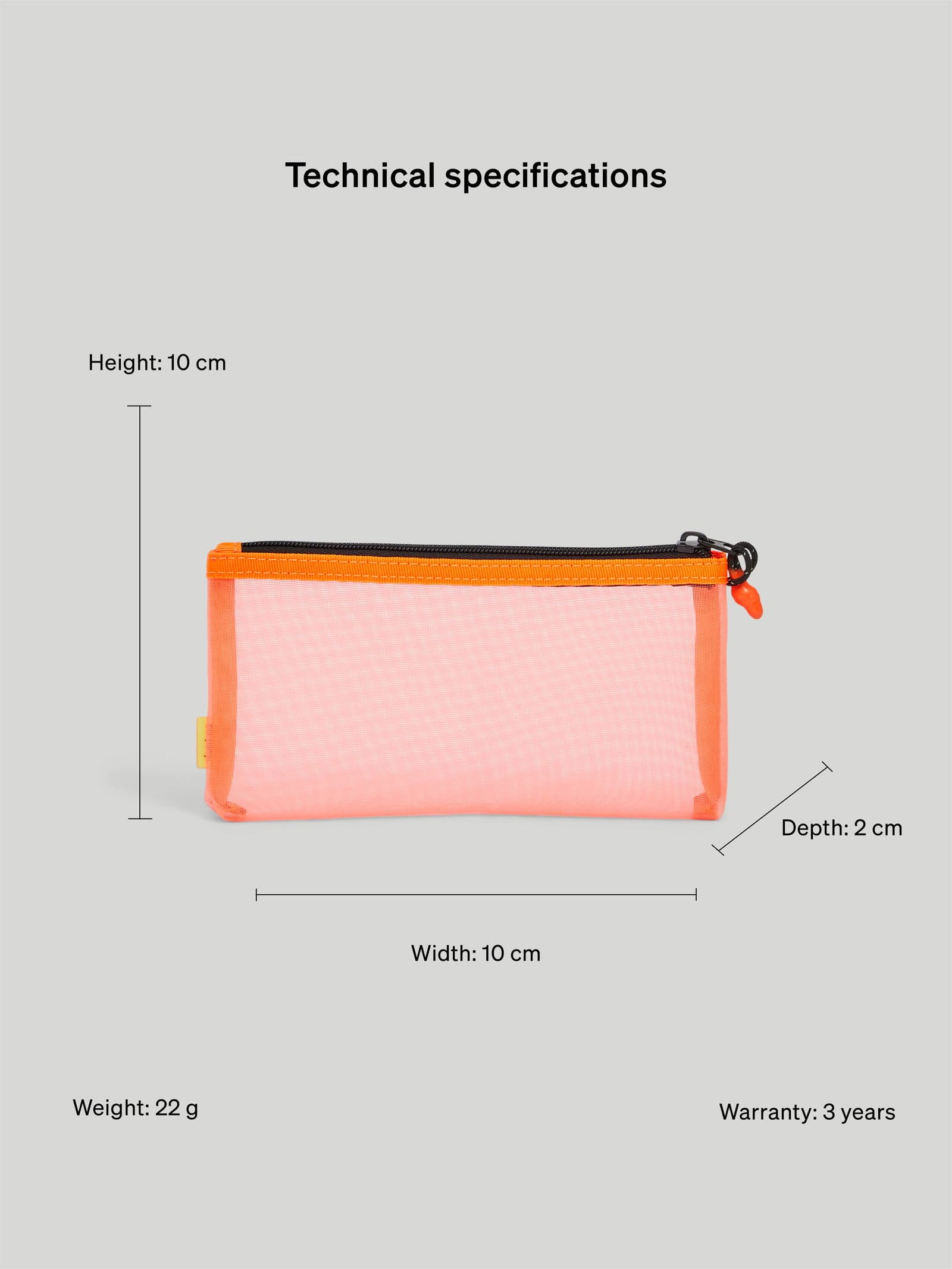 Mesh Mesh Organiser S Orange - undefined 7 - SP Tech