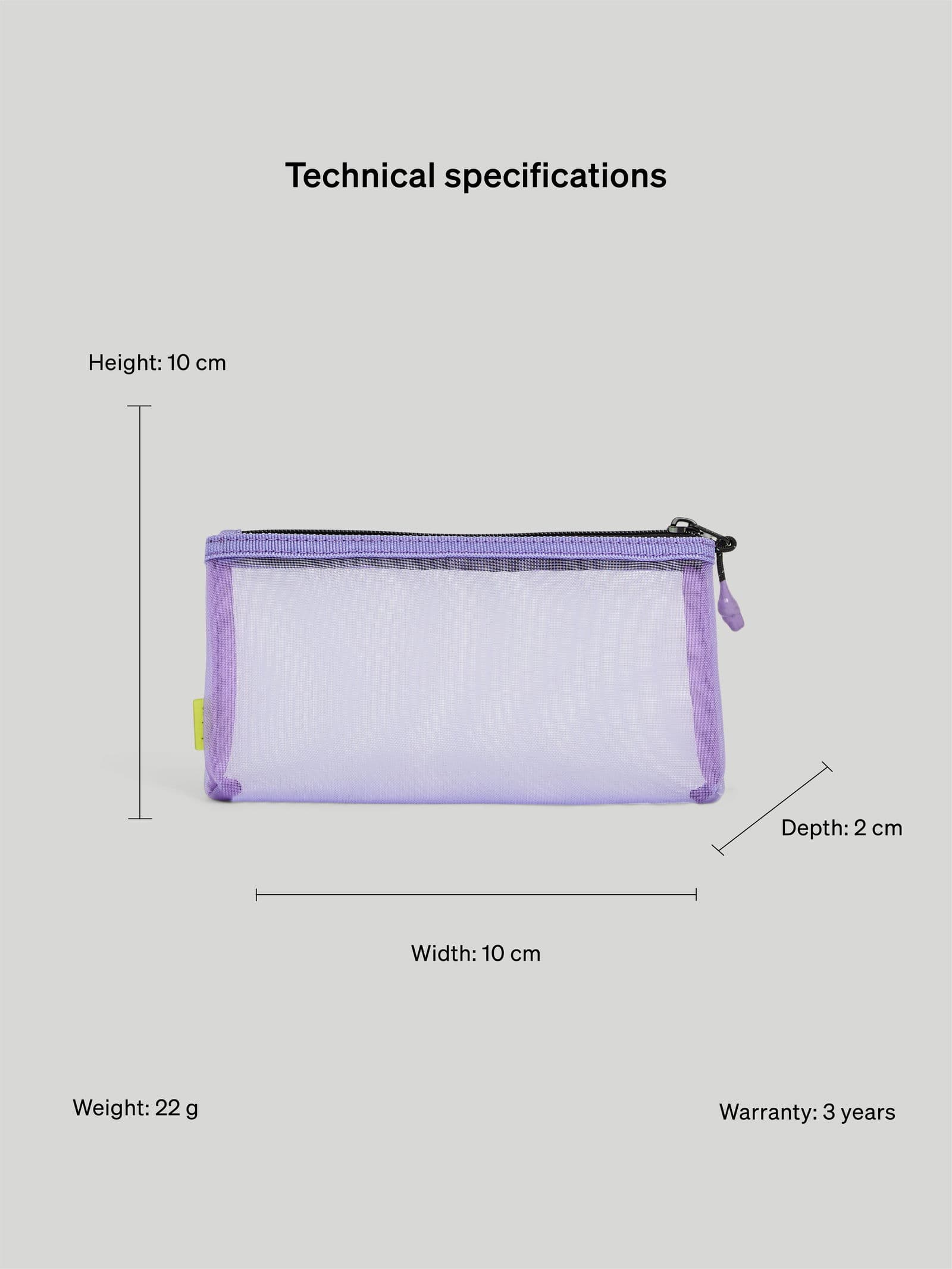 Mesh Mesh Organiser S Purple - undefined 4 - SP Tech