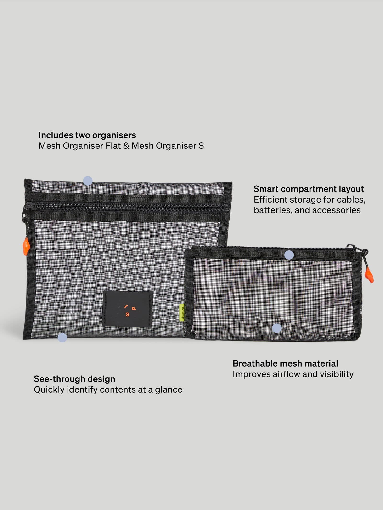 Mesh Mesh Organiser 2-pack - undefined 10 - SP Tech