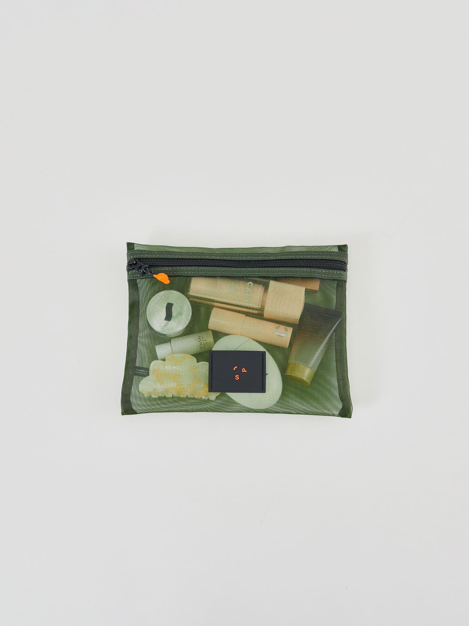 Mesh Organiser Flat Green 6 - SP Tech